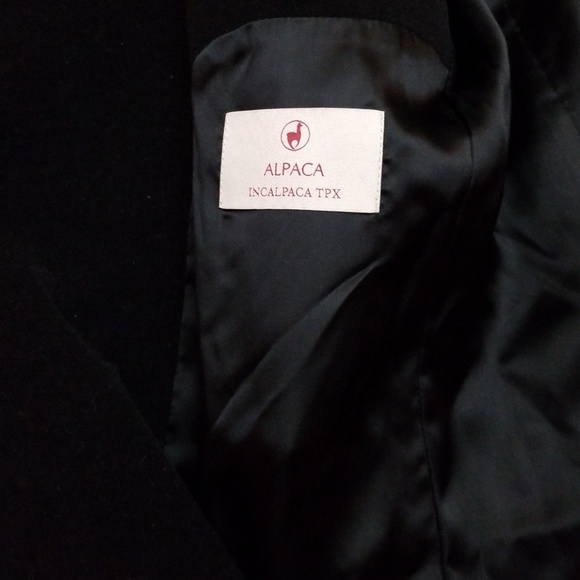 Alpaca blend wool coat - Picture 3 of 4